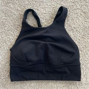 lululemon athletica Black High-Neck Sports Bra